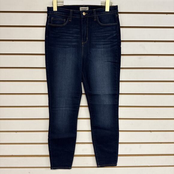 L’AGENCE Margot High Rise Skinny Jeans Size 30 Baltic Wash Stretch USA New - Picture 1 of 14